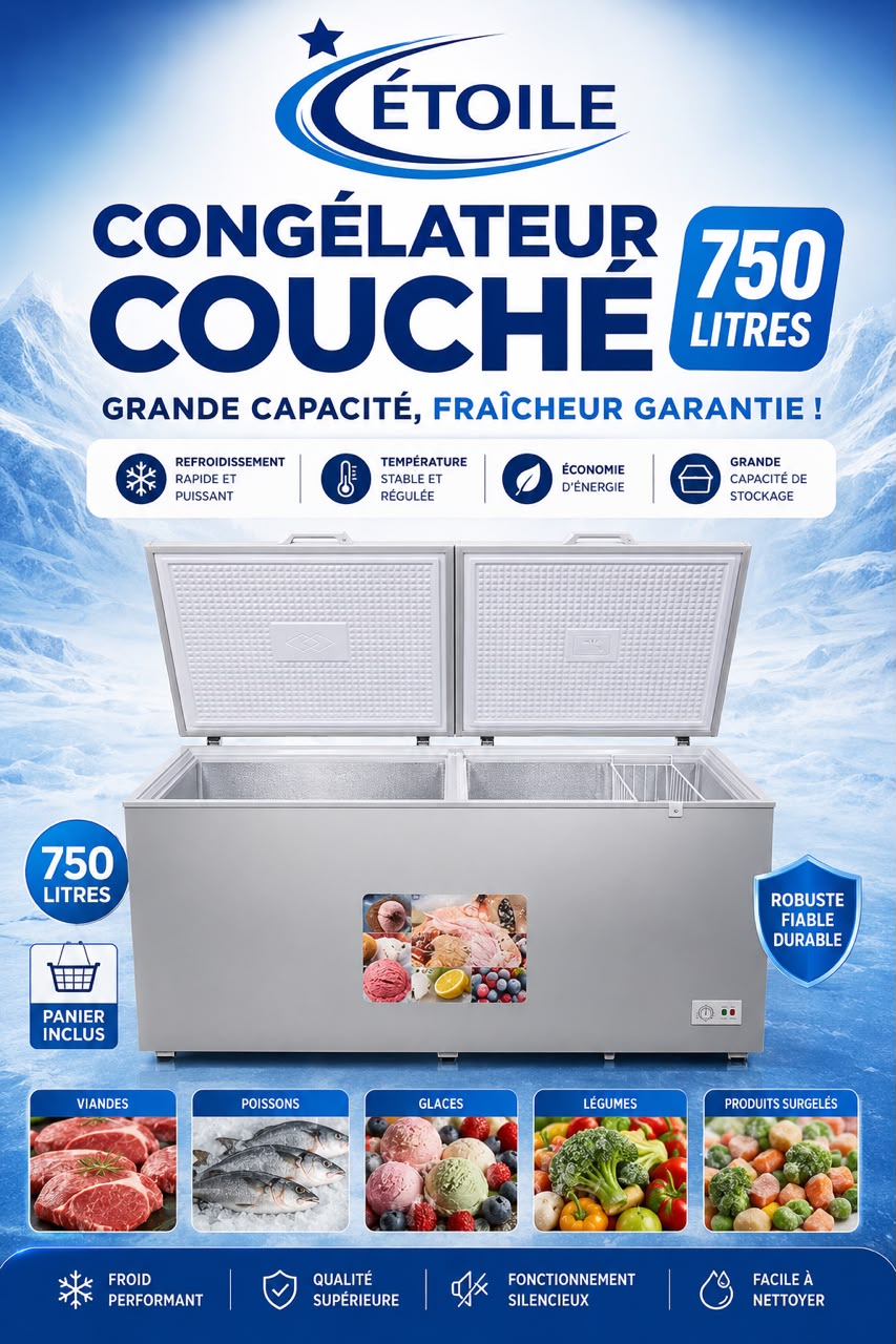 Congélateur couché Étoile 750 L